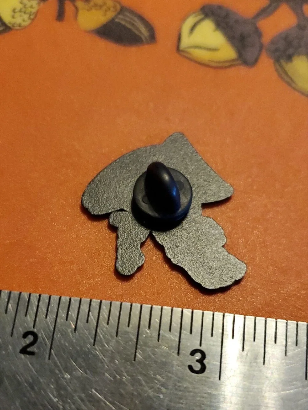 Black Cat Enamel Pin - 'Boop' Skeleton Paw with Rainbow Accent